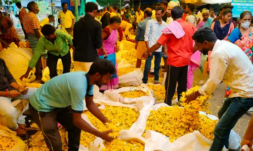விநாயகர் சதுர்த்தி விழாவை முன்னிட்டுமல்லிகை பூ கிலோ ரூ.800-க்கு விற்பனை