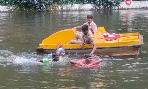 நீலகிரியில்  தீயணைப்பு துறையினர் ஒத்திகை