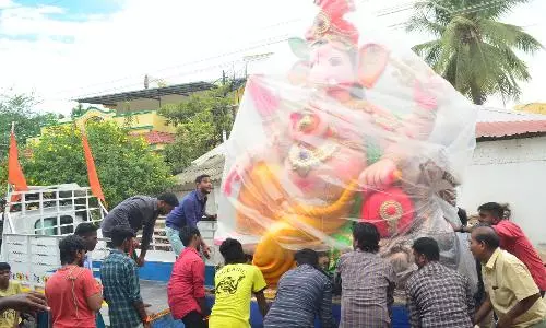 சதுர்த்தி விழாவை முன்னிட்டு கோவை மாவட்டத்தில் நாளை 2500 விநாயகர் சிலைகள் பிரதிஷ்டை