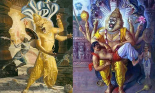 இரணியகசிபுவை வதம் செய்த நரசிம்மர்