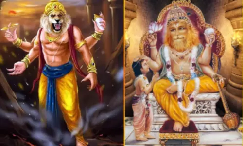 நரசிம்மரை சாந்த படுத்திய பிரகலாதன்