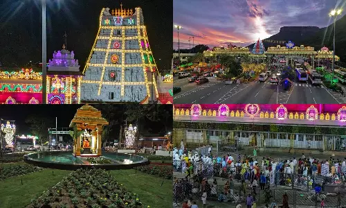 திருப்பதியில் பிரமோற்சவ விழா தொடங்கியது: இன்று இரவு பெரிய சேஷ வாகனத்தில் ஏழுமலையான் பவனி