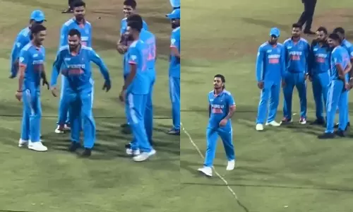 விராட் கோலி போல நடந்து காட்டிய இஷான் கிஷன்- வீடியோ வைரல்