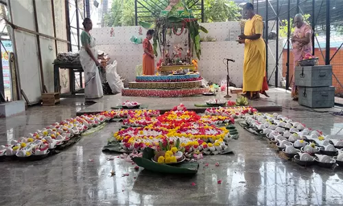 பஞ்சமுக ஹேரம்ப விநாயகர் கோவிலில்1008 சங்காபிஷேகம்