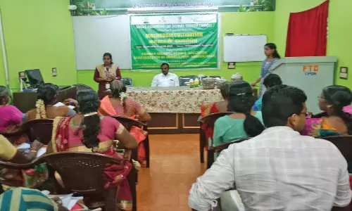 குமரி மாவட்டத்தில் வேளாண்மை துறை சார்பில் காளான் வளர்க்கும் பயிற்சி