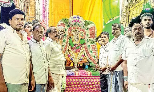 வலங்கைமான் மகா மாரியம்மன் கோவிலில் தெப்ப திருவிழா