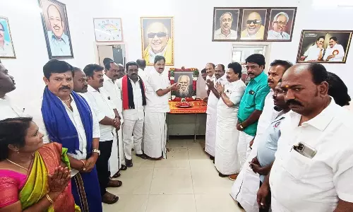 தி.மு.க. சார்பில் பெரியார் பிறந்த நாள் விழா