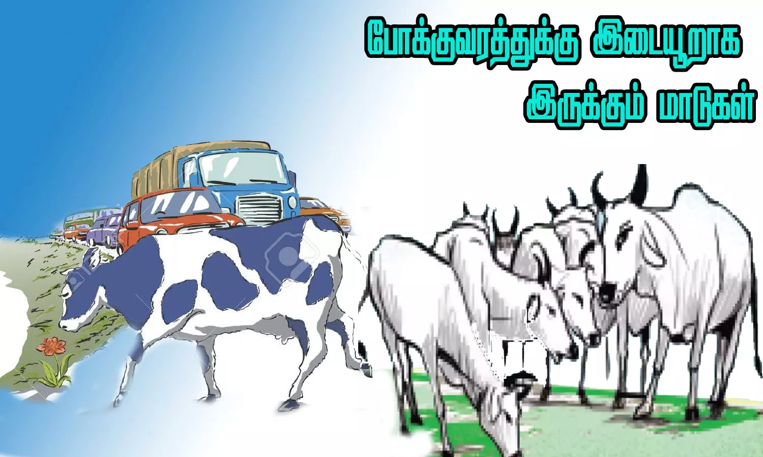 பொதுமக்களை அச்சுறுத்தும் மாடுகள் பொதுமக்களை அச்சுறுத்தும் மாடுகள்
