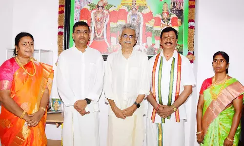 அறங்காவலர் குழு தலைவராக ராம்கோ சேர்மன் பதவி ஏற்பு