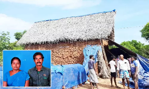 கணியம்பாடி அருகே செங்கல் சூளையில் மூச்சு திணறி கணவன்-மனைவி பலி