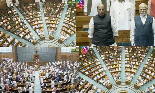 புதிய பாராளுமன்ற கட்டிடத்தில் சிறப்பு கூட்டத்தொடர் தொடங்கியது