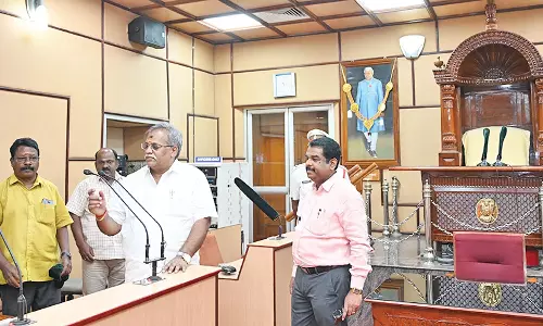 பரபரப்பான சூழ்நிலையில் புதுச்சேரி சட்டசபை நாளை கூடுகிறது