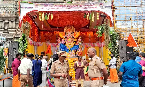 தென்காசி, செங்கோட்டையில் இன்று மாலை விநாயகர் சிலை ஊர்வலம்