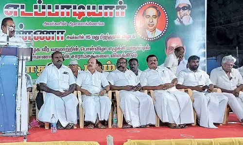 பாராளுமன்ற தேர்தலில் அ.தி.மு.க. கூட்டணி வெற்றி பெறும் - முன்னாள் அமைச்சர் சண்முகநாதன் பேச்சு