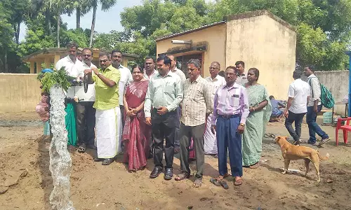 குடிநீர் பற்றாக்குறையை போக்க அங்காளன் எம்.எல்.ஏ.  நடவடிக்கை