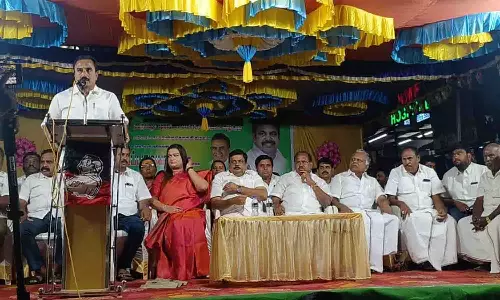 அ.தி.மு.க. சார்பில் - அண்ணா பிறந்தநாள் விழா பொதுக்கூட்டம்