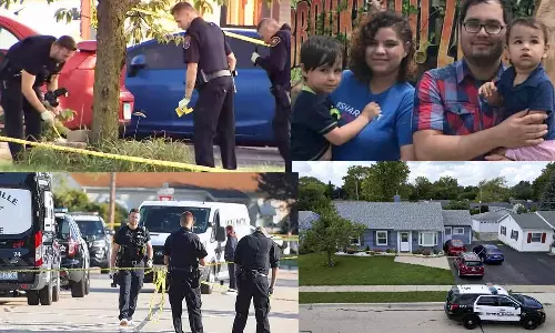 அமெரிக்காவில் பூட்டிய வீட்டிற்குள் குண்டு பாய்ந்த நிலையில் 4 பேர், 3 நாய்: கொலையா? என போலீஸ் விசாரணை
