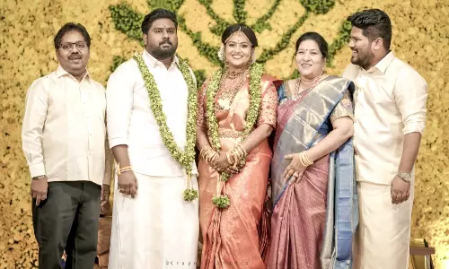 நாகர்கோவில் வசந்தம் தோல் மருத்துவமனை டாக்டர் பி.வி.செல்வன்-கோகிலா செல்வன் இல்ல திருமண விழா