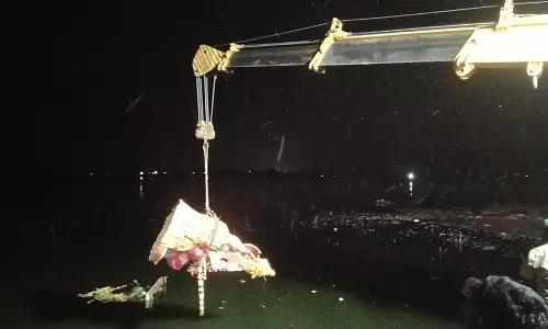 சின்னசேலம் ஏரியில் பலத்த போலீஸ் பாதுகாப்புடன் விநாயகர் சிலைகள் கரைப்பு