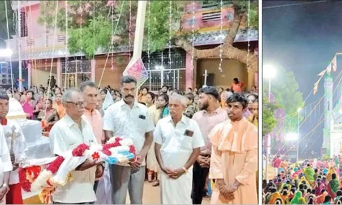 தெற்குகள்ளிகுளம் புனித மிக்கேல் அதிதூதர் ஆலயத்திருவிழா தொடக்கம்