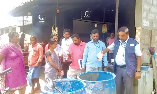 மேட்டூரில் உணவு பாதுகாப்பு அதிகாரிகள் சோதனை
