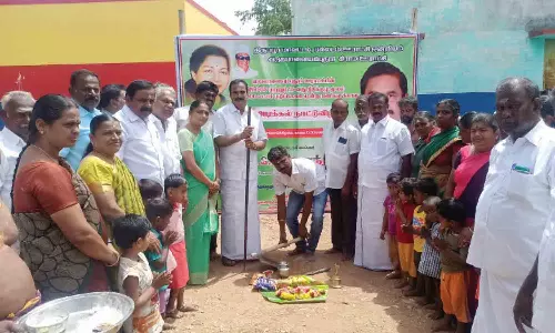 பல்லடம் அருகே ரூ. 25 லட்சம்  மதிப்பில் புதிய திட்டப்பணிகள்  தொடக்க விழா