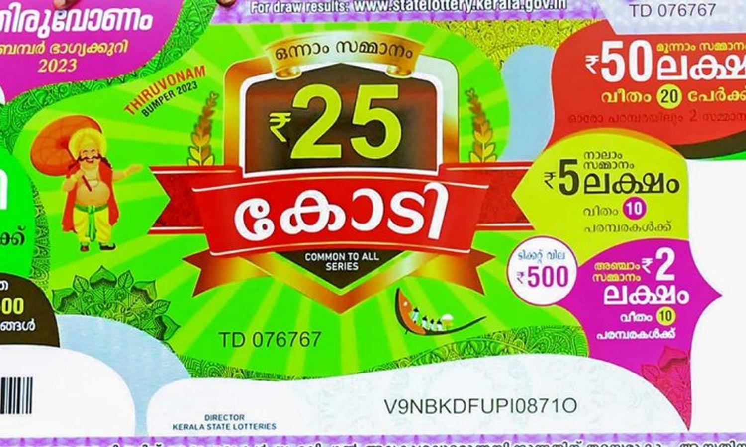 ஓணம் லாட்டரியால் அடித்தது அதிர்ஷ்டம்: திருப்பூரை சேர்ந்த 4 பேர் ரூ.25 கோடிக்கு அதிபதியானார்கள்