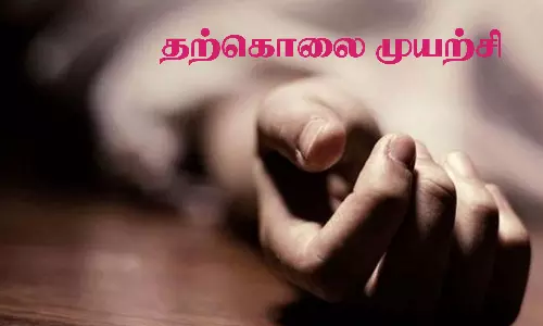 காதலன் விபத்தில் சிக்கியதால் 3-வது மாடியில் இருந்து குதித்து மாணவி தற்கொலை முயற்சி