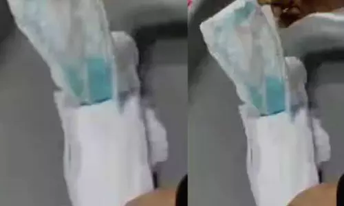 சானிடரி நாப்கினுக்குள் மறைத்து வைத்து ரூ.29 லட்சம் மதிப்புள்ள தங்கத்தை கடத்திவந்த திருப்பூர் பெண்