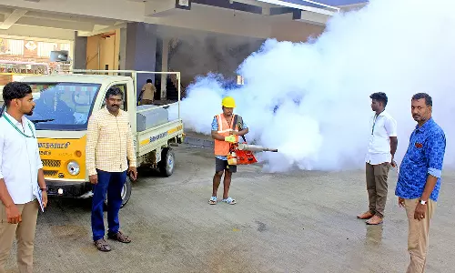 நெல்லை சந்திப்பில் மாநகராட்சி சார்பில் டெங்கு கொசு ஒழிப்பு பணி