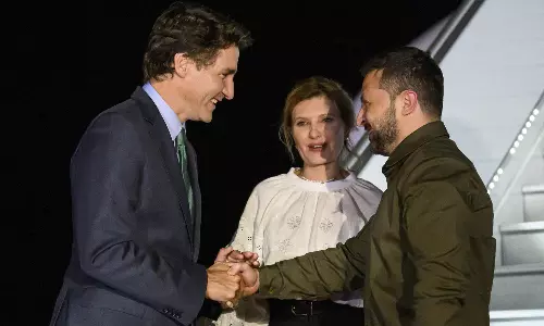 கனடா பாராளுமன்றத்தில் உரையாற்றும் உக்ரைன் அதிபர் ஜெலன்ஸ்கி