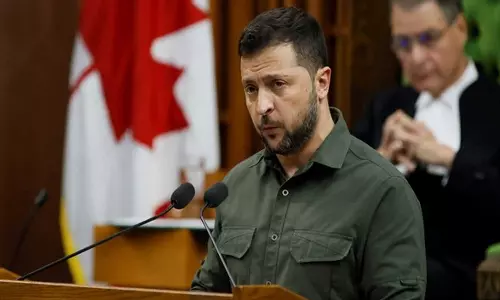 எங்களுக்கு அளித்து வரும் ஆதரவுக்கு நன்றி - கனடா பாராளுமன்றத்தில் உக்ரைன் அதிபர் பேச்சு