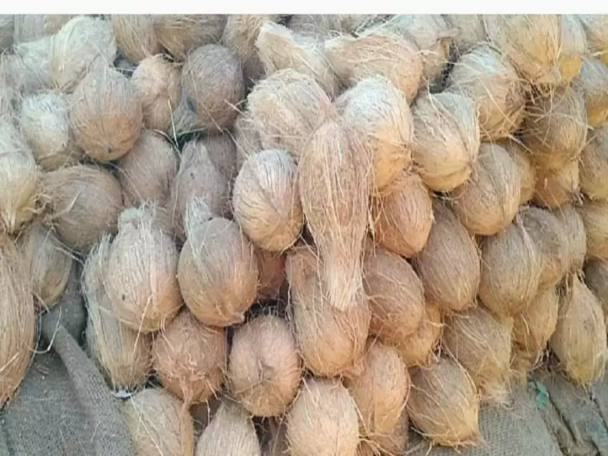 வெங்கமேடு மின்னணு தேசிய வேளாண்மை சந்தையில் தேங்காய்  ரூ.10 லட்சத்து 43 ஆயிரத்து 370-க்கு ஏலம்