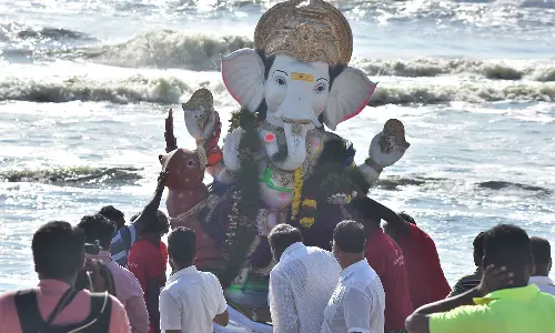 2,148 விநாயகர் சிலைகள் ஊர்வலம் இன்றுடன் நிறைவு