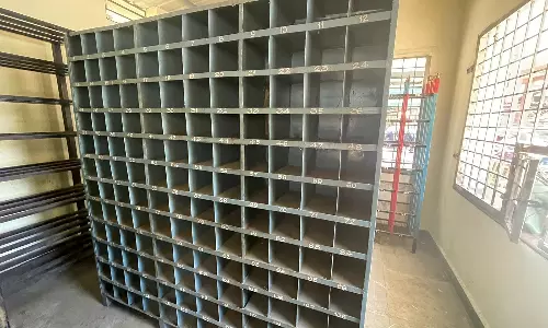 பழனி: பக்தர்களின் மொபைல் போன்களை பாதுகாக்க தயார் நிலையில் ரேக்குகள்