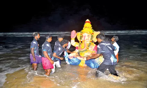 குமரி மாவட்டத்தில் 3-வது நாளாக இன்று விநாயகர் சிலை ஊர்வலம்