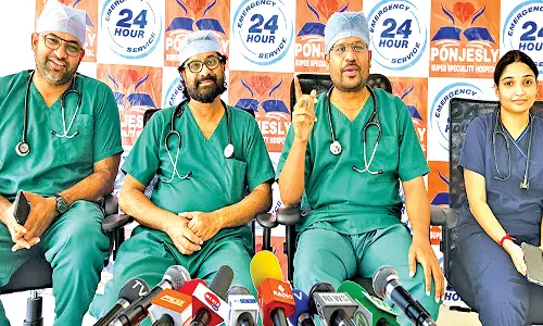 ராட்சத நீர் கட்டியை அகற்றி பொன்ஜெஸ்லி மருத்துவமனை டாக்டர்கள் உலக சாதனை