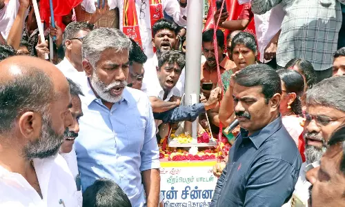 அண்ணா குறித்து அண்ணாமலை பேசிய கருத்திற்கு முதல்-அமைச்சரின் பதில் என்ன? கோவையில் சீமான் கேள்வி