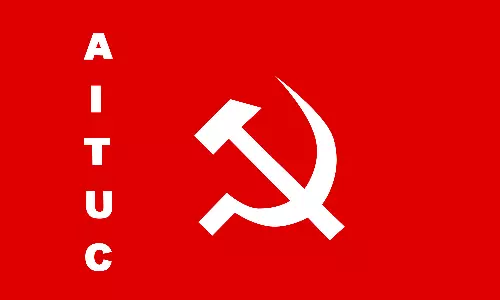 பாராளுமன்ற தேர்தலில் இந்தியா கூட்டணி வெற்றி பெற வேண்டும் - ஏ.ஐ.டி.யூ.சி., அகில இந்திய பொதுச்செயலாளா் பேச்சு