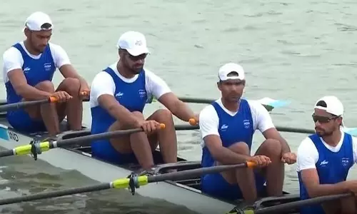 ஆசிய விளையாட்டு 2023 - துடுப்பு படகு போட்டியில் இந்தியா இன்று 2வது வெண்கலம் வென்றது