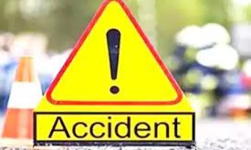 அரசு பஸ் மீது லாரி மோதி விபத்து