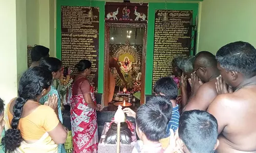 கோவில்பட்டி அருகே பூமாதேவி ஆலயத்தில் அன்னதான சிறப்பு பூஜை
