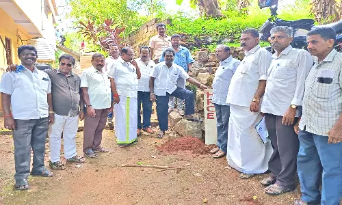 மார்த்தாண்டம் அருகே அறநிலையத்துறைக்கு சொந்தமான ஆக்கிரமிப்பு நிலம் மீட்பு