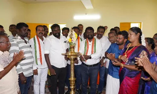 சமுதாய நலக்கூடம்- விஜய் வசந்த் எம்பி திறந்து வைத்தார்