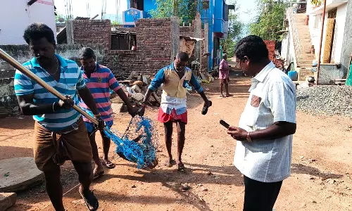 திண்டுக்கல்லில்  தெருக்களில் சுற்றி திரிந்த நாய்களுக்கு ரேபிஸ் தடுப்பூசி