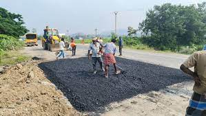 முதல்வரின் சாலை மேம்பாட்டு திட்டத்தின் கீழ் ரூ. 10 கோடி மதிப்பில்  சாலை பணி