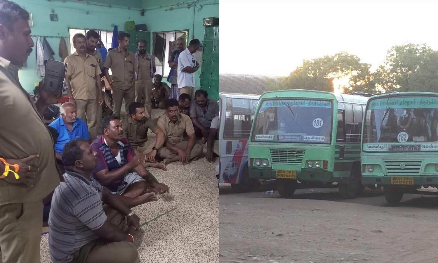 அரசு பஸ் டிரைவர், கண்டக்டர்கள் 'திடீர்' வேலை நிறுத்தம்- 40 பஸ்கள் இயங்காததால் பயணிகள் அவதி