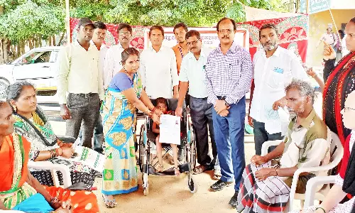 மாற்றுத்திறனாளிகளுக்கான மருத்துவ முகாம்