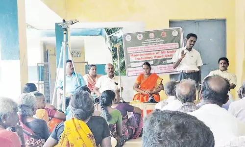 விவசாயிகளுக்கு நுண்ணீர் பாசன பயிற்சி