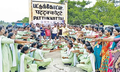 தூய்மை இந்தியா வாரவிழா உறுதிமொழி ஏற்பு